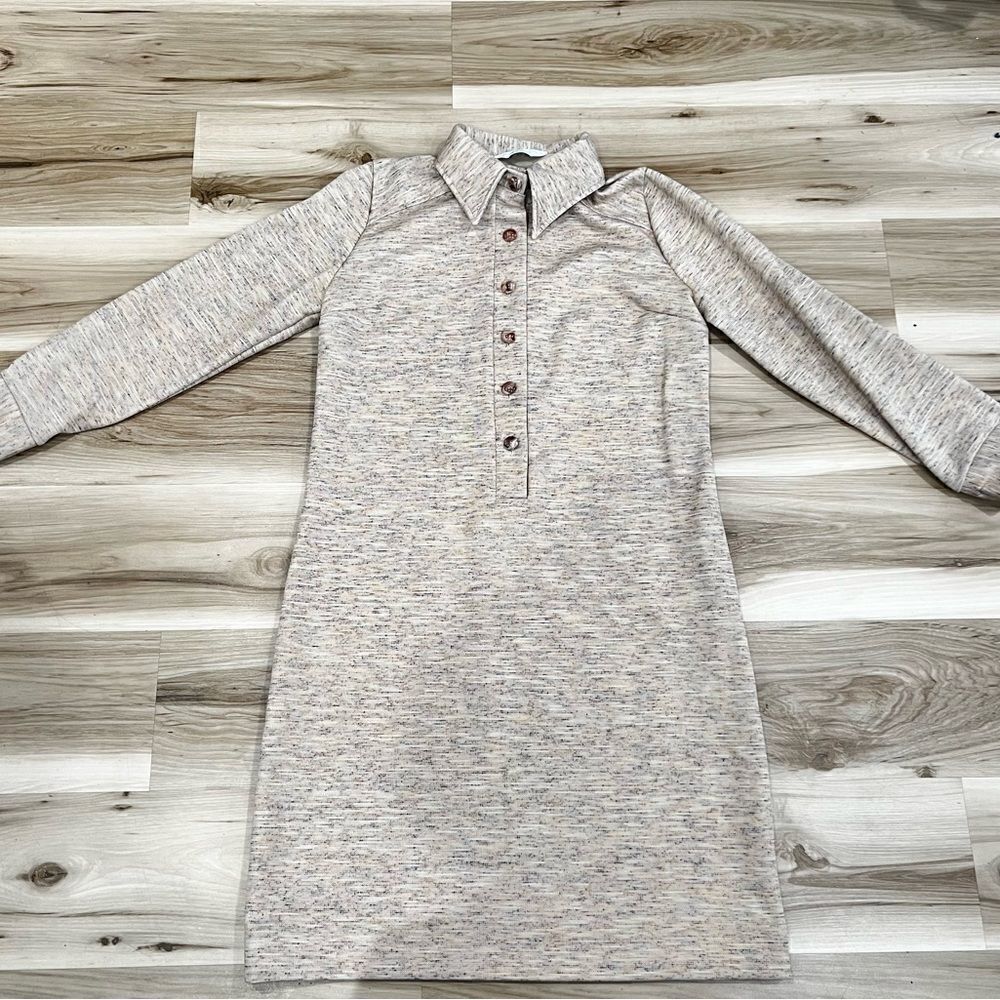 Vintage Dutchmaid Tan Silk Blend Dress Women’s 36 (Small/Medium)